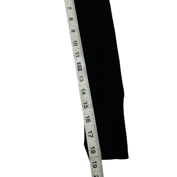 Lululemon Sit in Lotus Merino wool black ribbed crewneck sweater - Picture 8 of 8